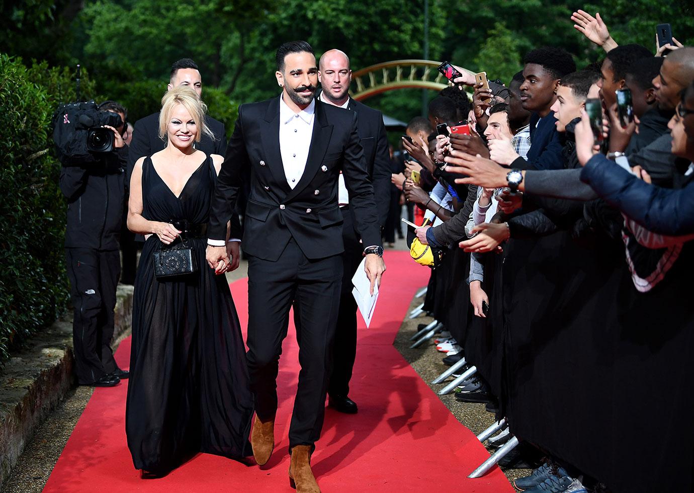 Pamela Anderson & World Cup Soccer Adil Rami Boy Toy Loved Up In France