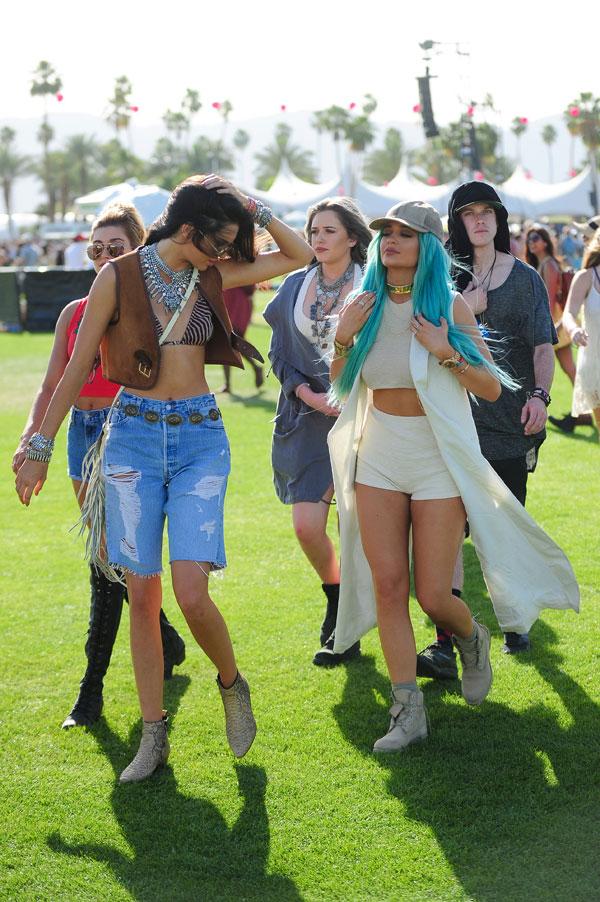 Kylie Jenner Coachella Partying