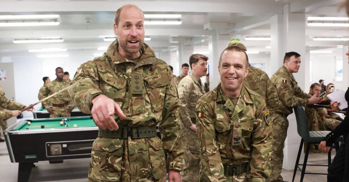 prince william army visit estonia