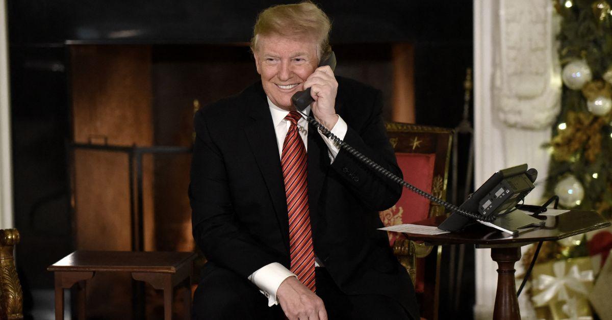 donald trump cell phone