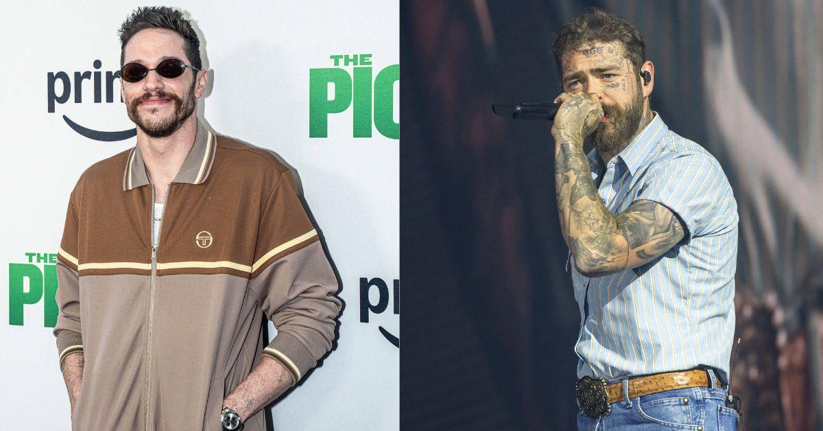 Pete Davidson was compared to Malone for being down-to-earth and unfazed by fame.