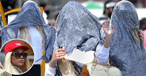 //amanda bynes scarf wide splash