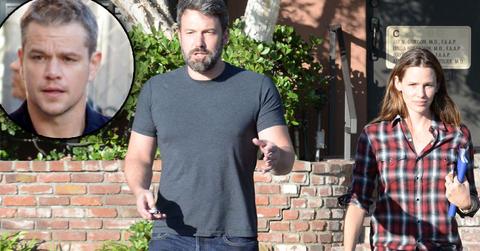 //ben affleck jennifer garner reconcile matt damon disapproves pp