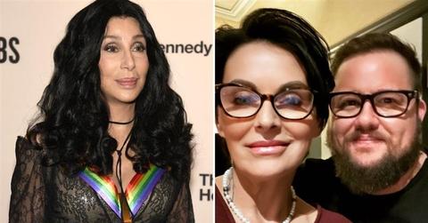 cher, chaz bono and shara blue mathes