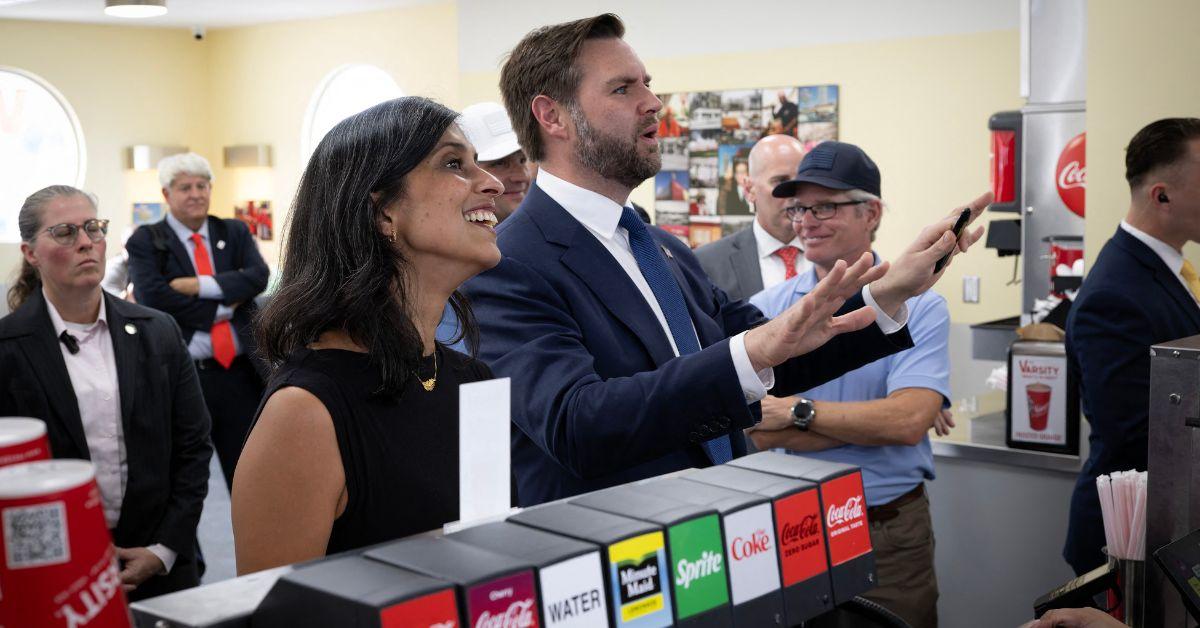 Photo of Usha and JD Vance