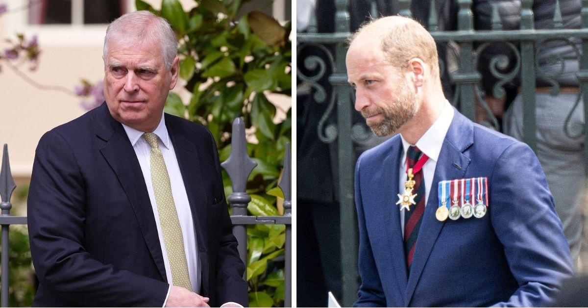 Photo of Prince William and Andrew