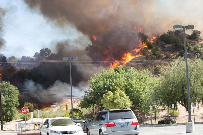 Wildfire Forces Celebrities To Abandon Homes