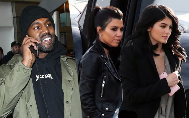 Kanye West Amber Rose Feud Kourtney Kardashian Kylie Jenner