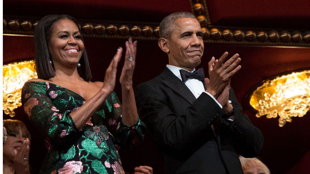 Photo of Michelle and Barack Obama