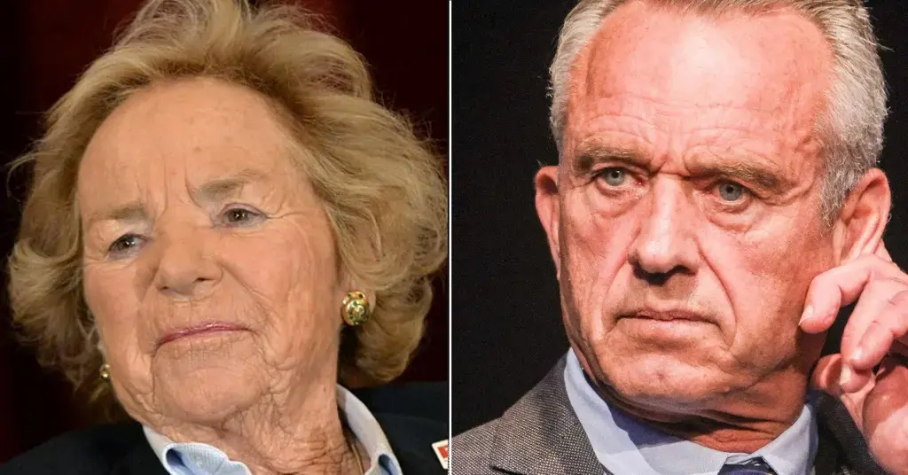 Composite photo of Ethel Kennedy and Robert F. Kennedy Jr.