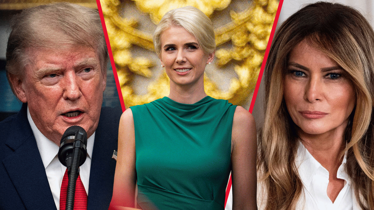 Natalie Harp sparked backlash online when she was spotted with President Trump.
