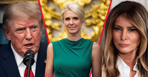 Natalie Harp sparked backlash online when she was spotted with President Trump.
