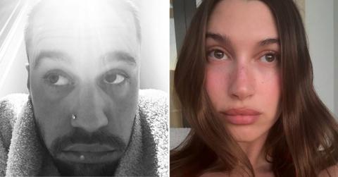 Split photo of Justin Bieber, Hailey Bieber