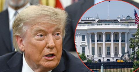 picture of donald trump and the white house