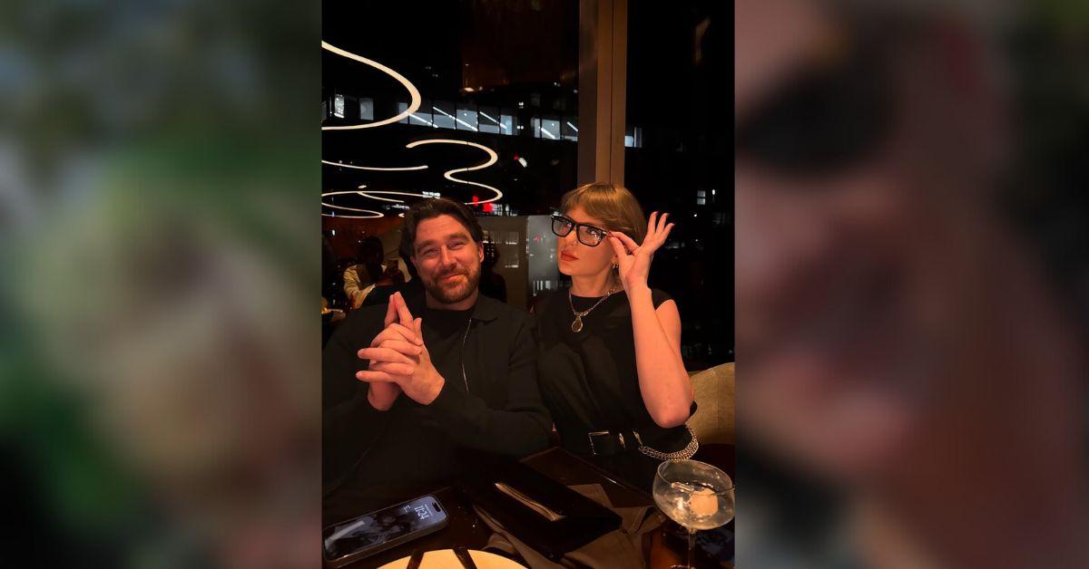 Photo of Travis Kelce and Taylor Swift