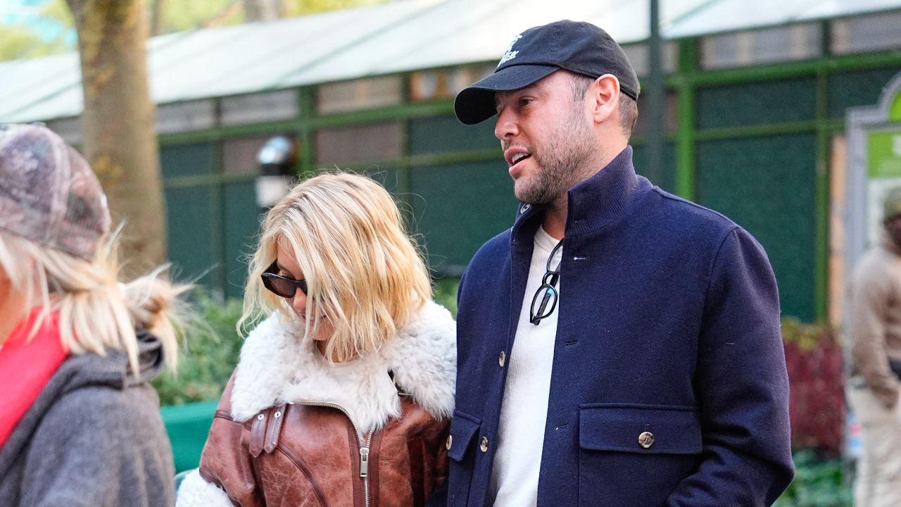 A photo of Sydney Sweeney and Scooter Braun