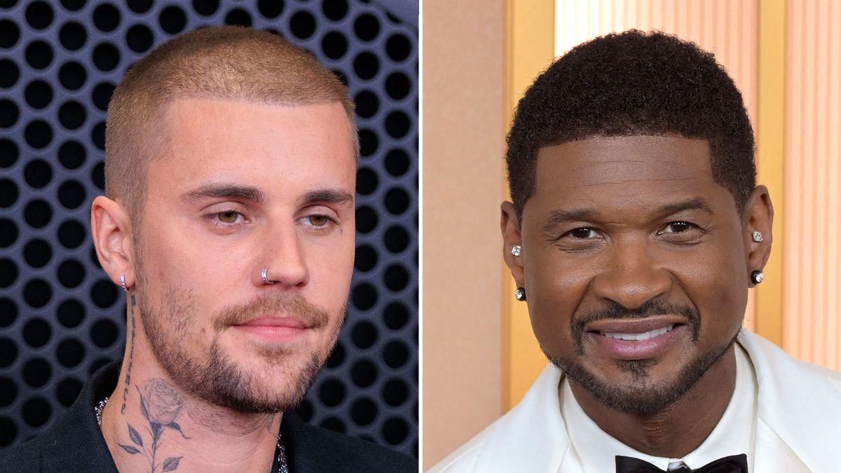 picture of Justin Bieber and Usher