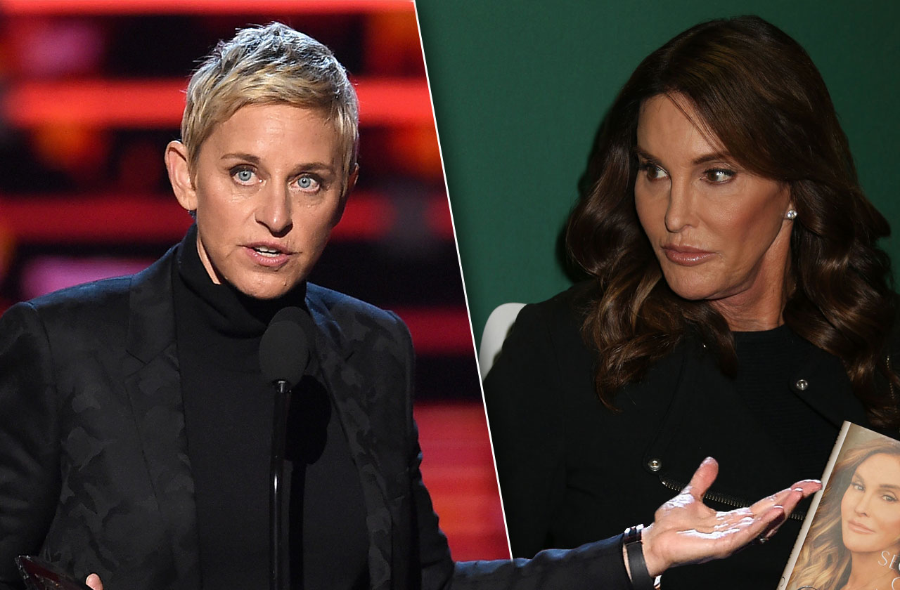 Caitlyn Jenner Ellen DeGeneres Feud