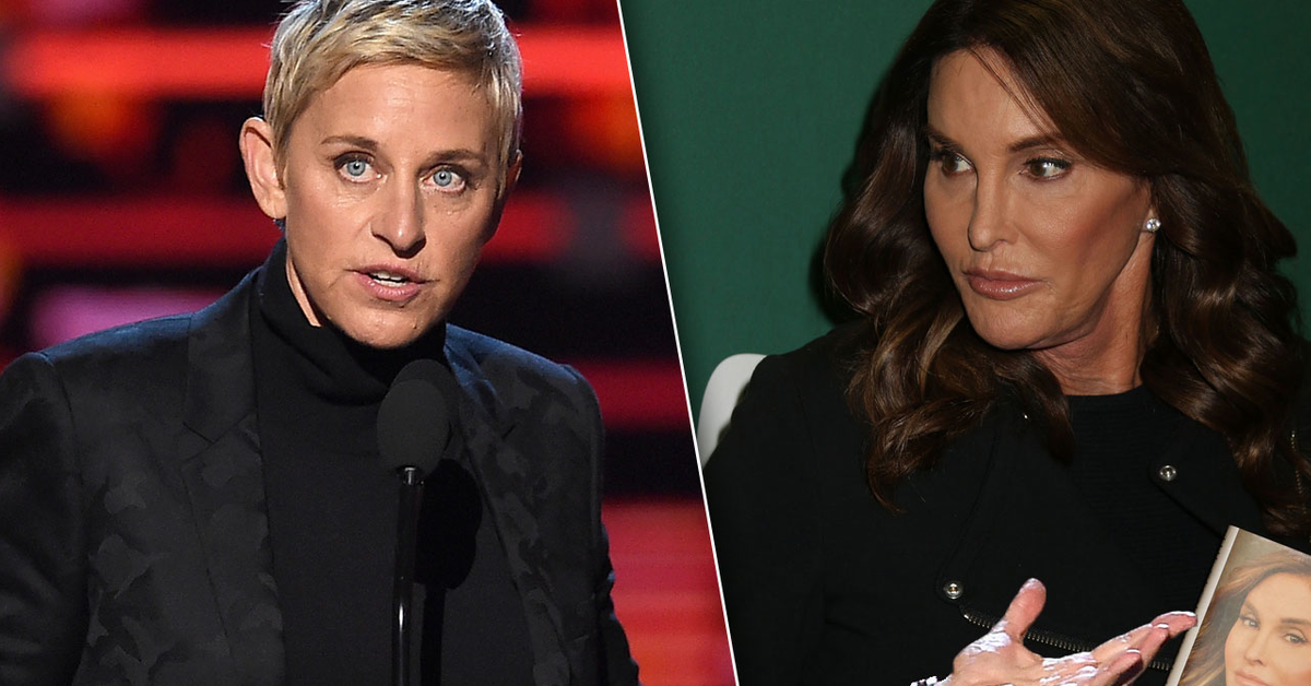 Caitlyn Jenner Ellen Degeneres Feud Over Nasty Book Disses