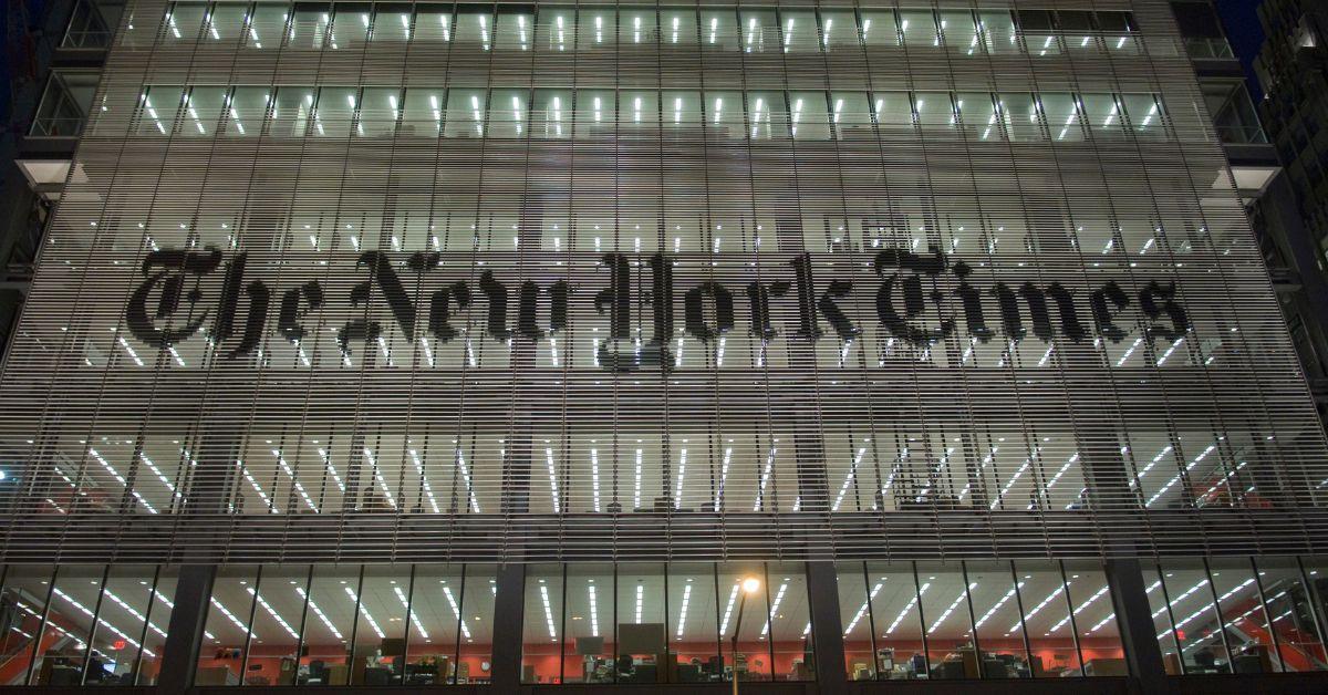 New York Times Staffer 'Spat Upon' For 'Attempts To Eliminate Trans People'