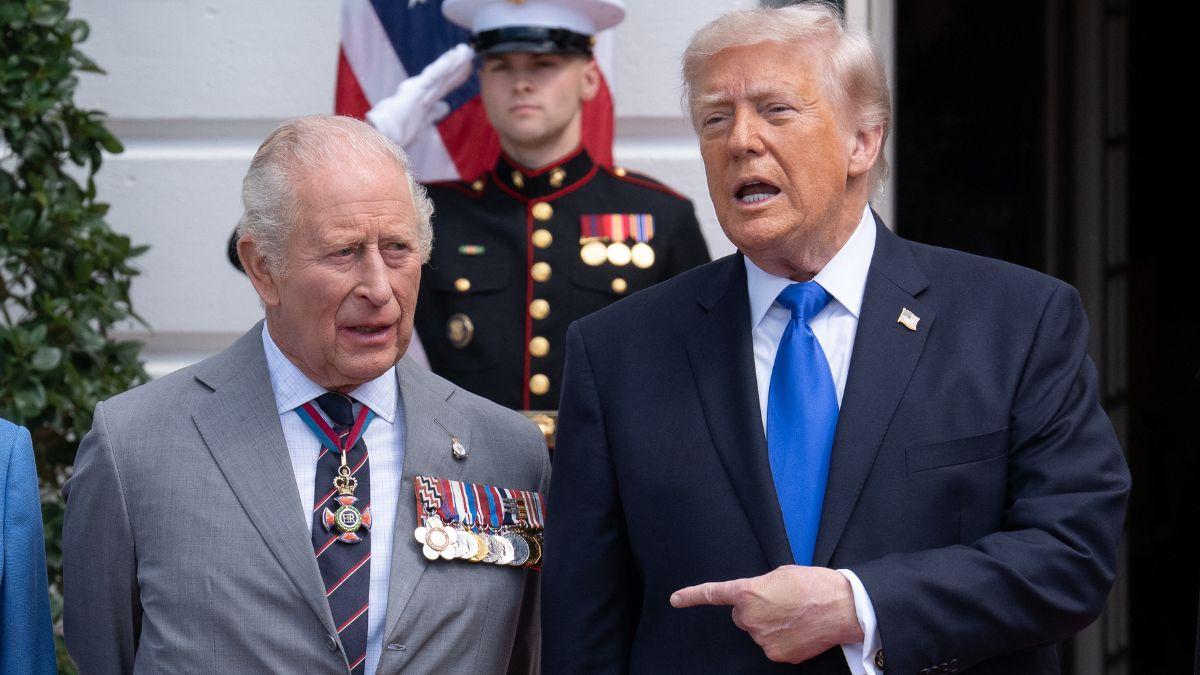 picture of Donald Trump and King Charles