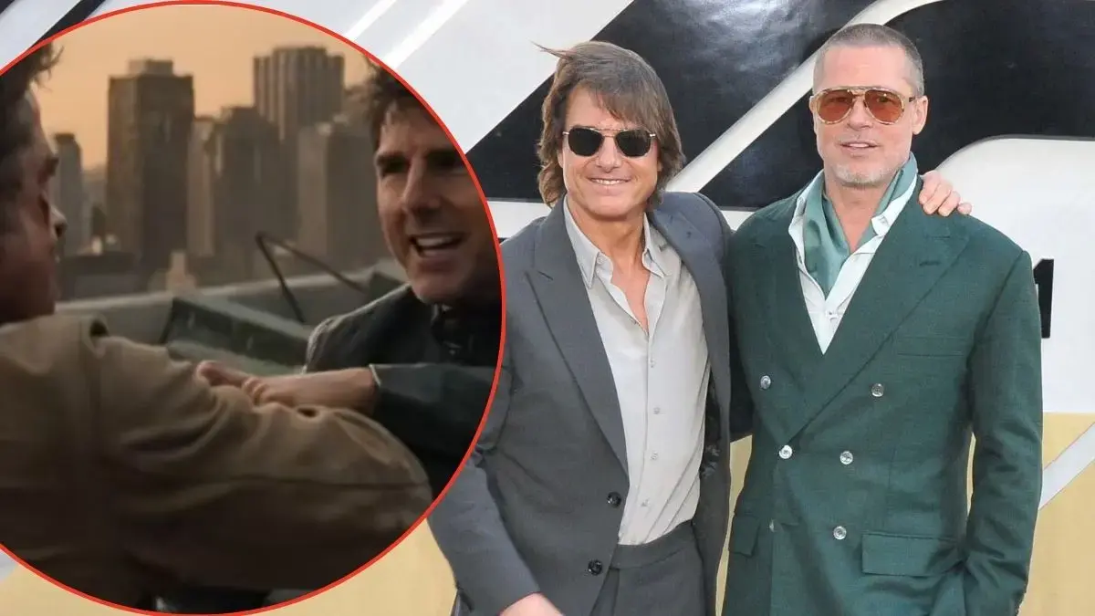 Photo of Tom Cruise and Brad Pitt