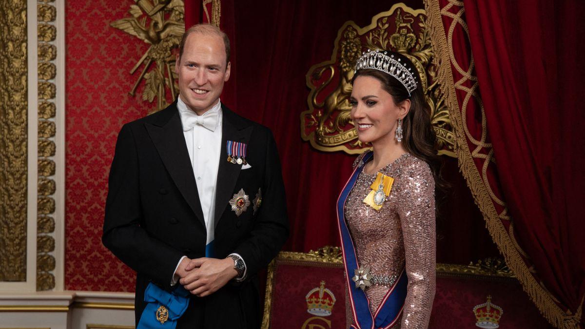 Photo of Prince William and Catherine, Princess of Wales wax figure