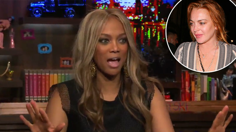 //tyra banks wwhl lindsay lohan