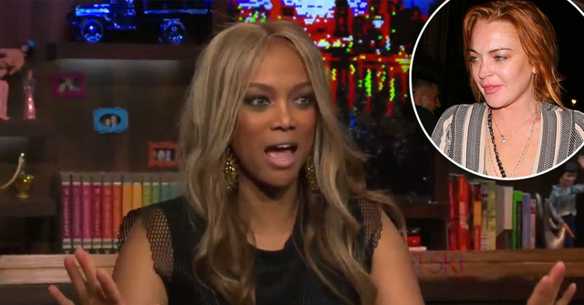 //tyra banks wwhl lindsay lohan