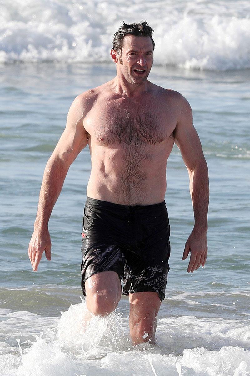 //hugh jackman shirtless bondi beach swimsuit