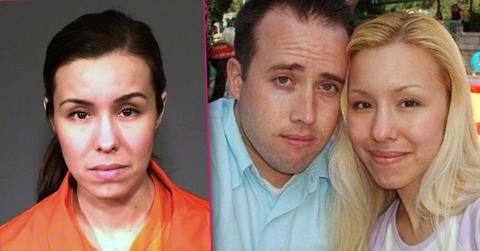 Jodi Arias Mug Shot Inset Photo of Younger Jodi With Travis