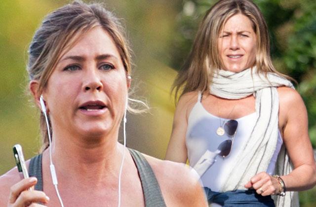 Jennifer Aniston Gains Weight During Marriage Crisis Justin Theroux Pp1 