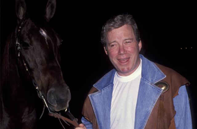 //william shatner loves horses pp