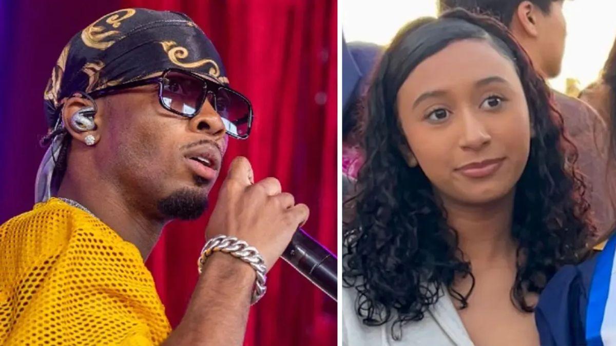 Split photo of D4vd and Celeste Rivas Hernandez.