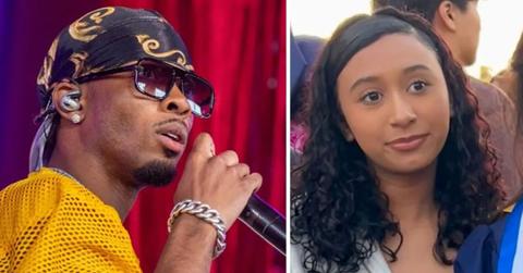 Split photo of D4vd and Celeste Rivas Hernandez.