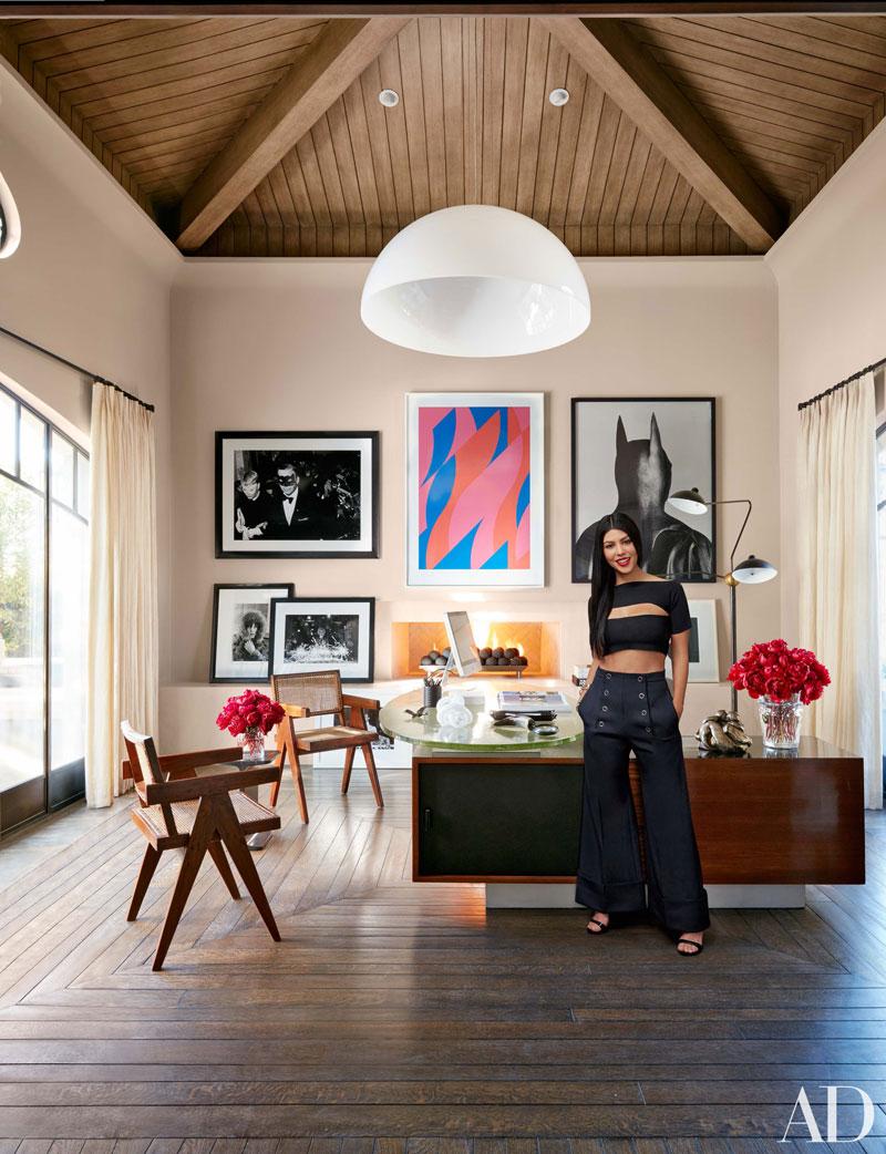 Kourtney Kardashian Home Architectural Digest