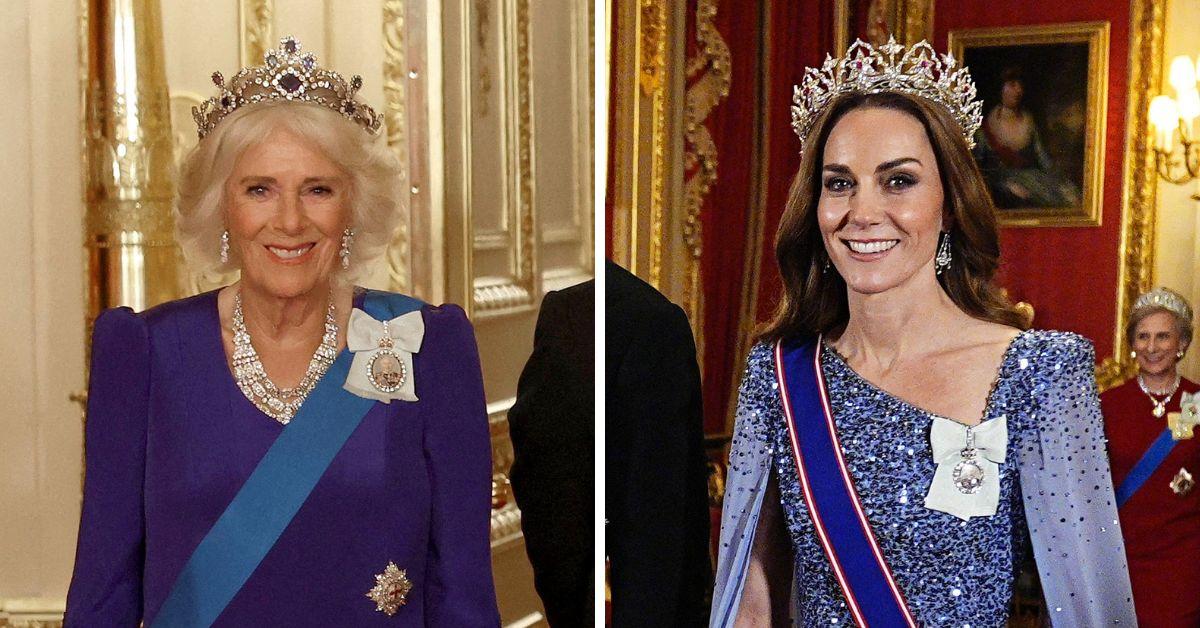 Photo of Queen Camilla and Princess Kate