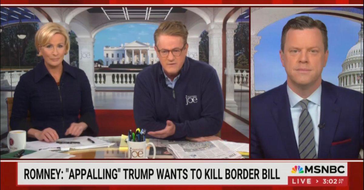 msnbc joe scarborough donald trump fentanyl border kill americans