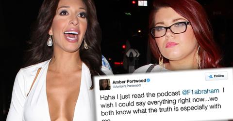 Amber Portwood Farrah Abraham Twitter Fight