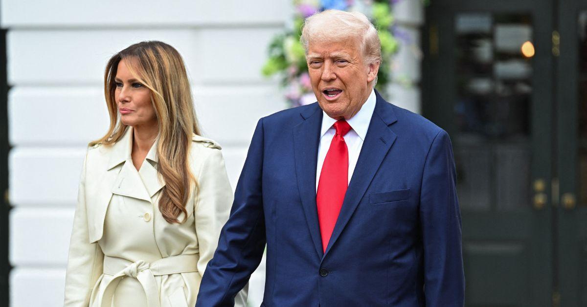 Photo of Melania and Donald Trump