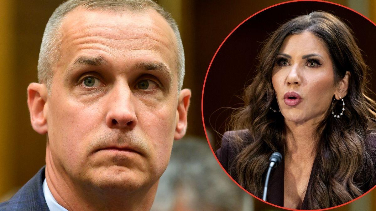Photo of Corey Lewandowski, Kristi Noem
