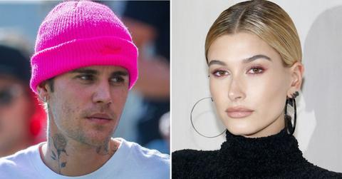 Split photo of Justin Bieber, Hailey Bieber