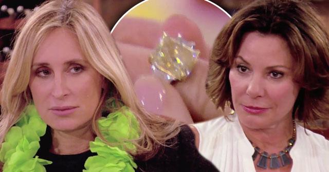 //bethenny frankel luann de lesseps engagement ring rhony