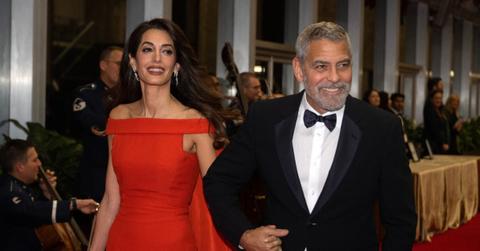 Photo of George Clooney and Amal
