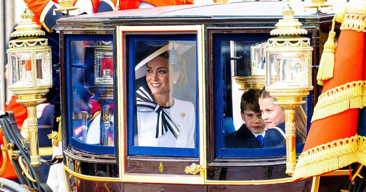 kate middleton trooping the colour parade public appearance cancer