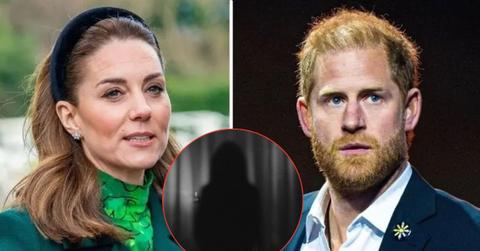 Split photos of Princess Kate and Prince Harry