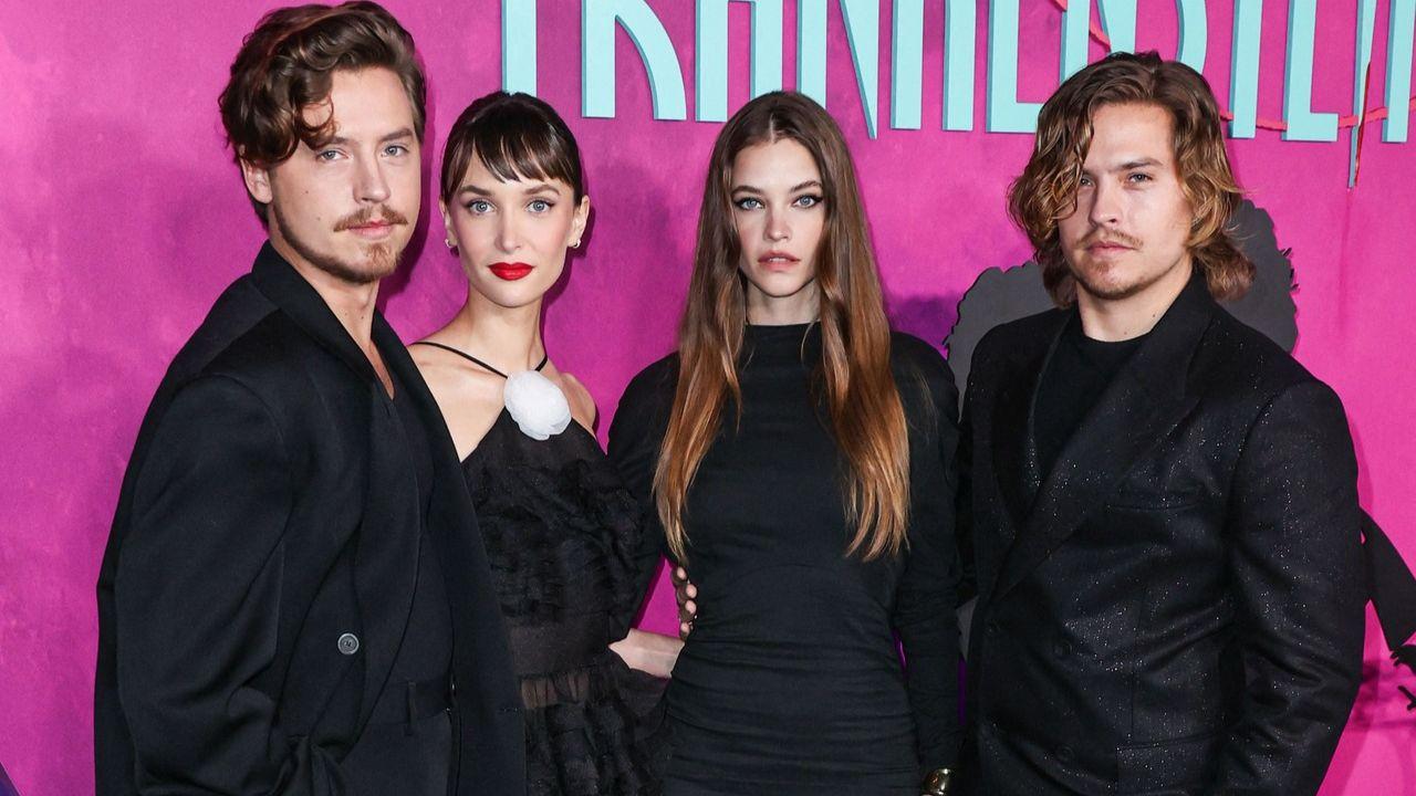 Image of Dylan, Cole Sprouse and Barbara Palvin
