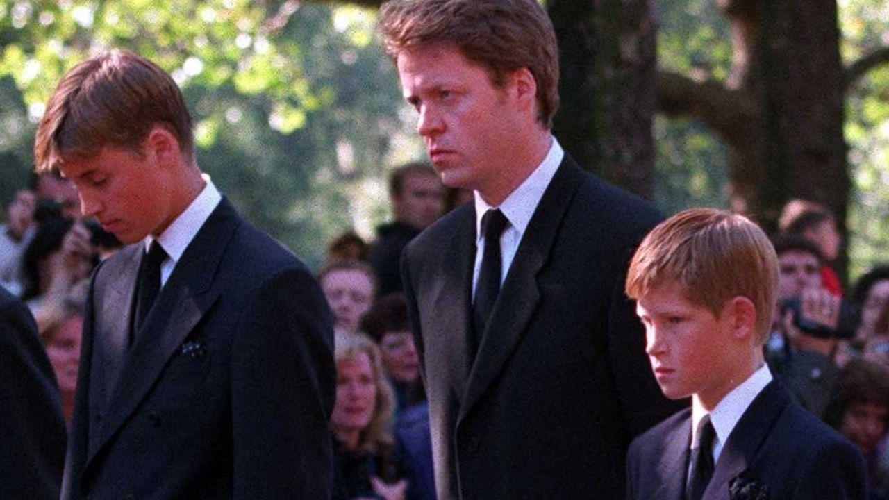 Photo of Charles Spencer, Princes William and Harry