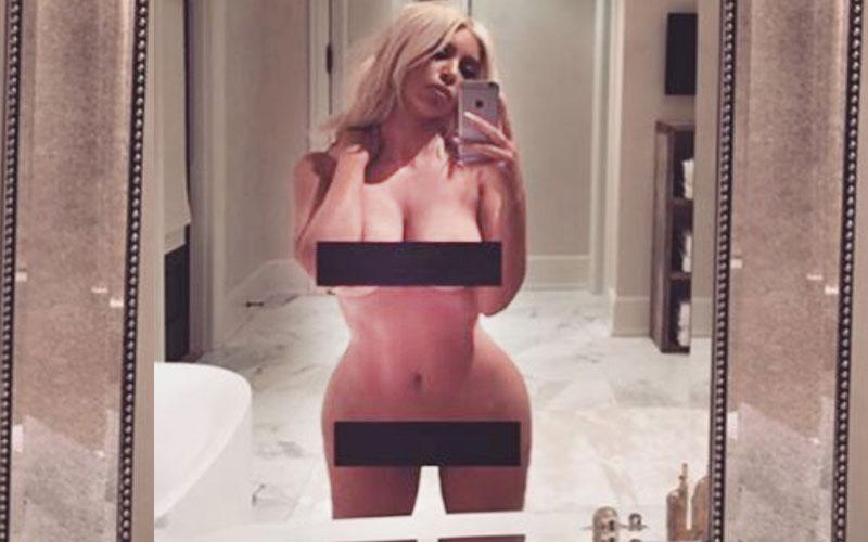 Kim Kardashian Naked Baby Saint West