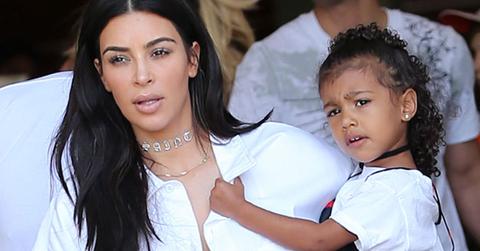 kim kardashian hiding paris robbery north west saint west meet dream kardashian